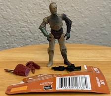 2007 Star Wars C-3PO w Battle droid head 30th Anniversary Saga Legends Figure