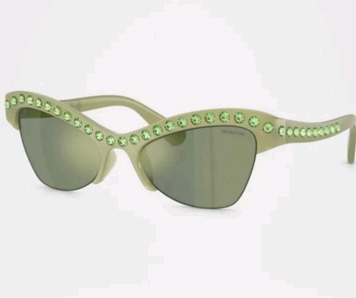 SWAROVSKISK6043 Butterfly Embellished Sunglasses 