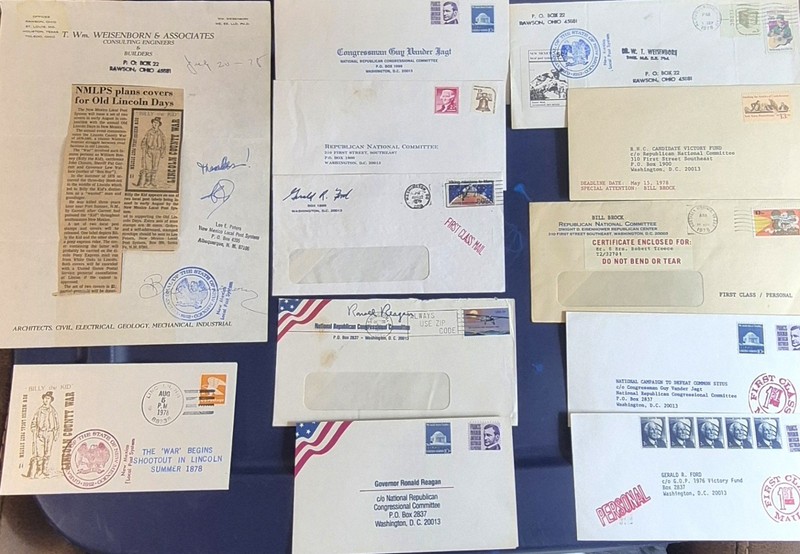 US Congress Historical Envelopes GERALD FORD RON REAGAN & Many More Lot of 10+