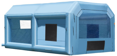 Inflatable Paint Booth 20*14*10FT 1100W Blower Portable Spray Paint Tent for Car