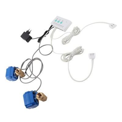 #ad Water Leaking Sensor Double Valve Audible Alarm Home Smart Overflow Detector $98.87