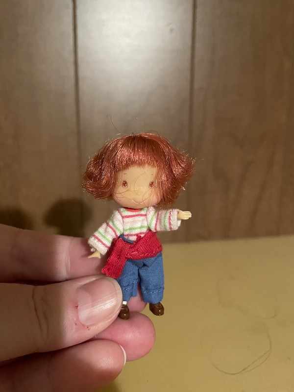 Vintage Mini Strawberry Shortcake Doll
