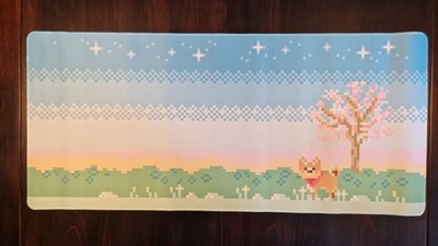 Pixel Corgi Deskmat