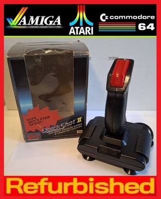Quick Shot II 2 Deluxe Joystick SVI  + AutoFire mit OVP ! -  Amiga C64 Atari CPC