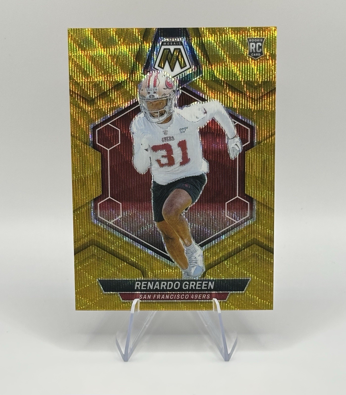 Renardo Green Panini Mosaic #358 Gold