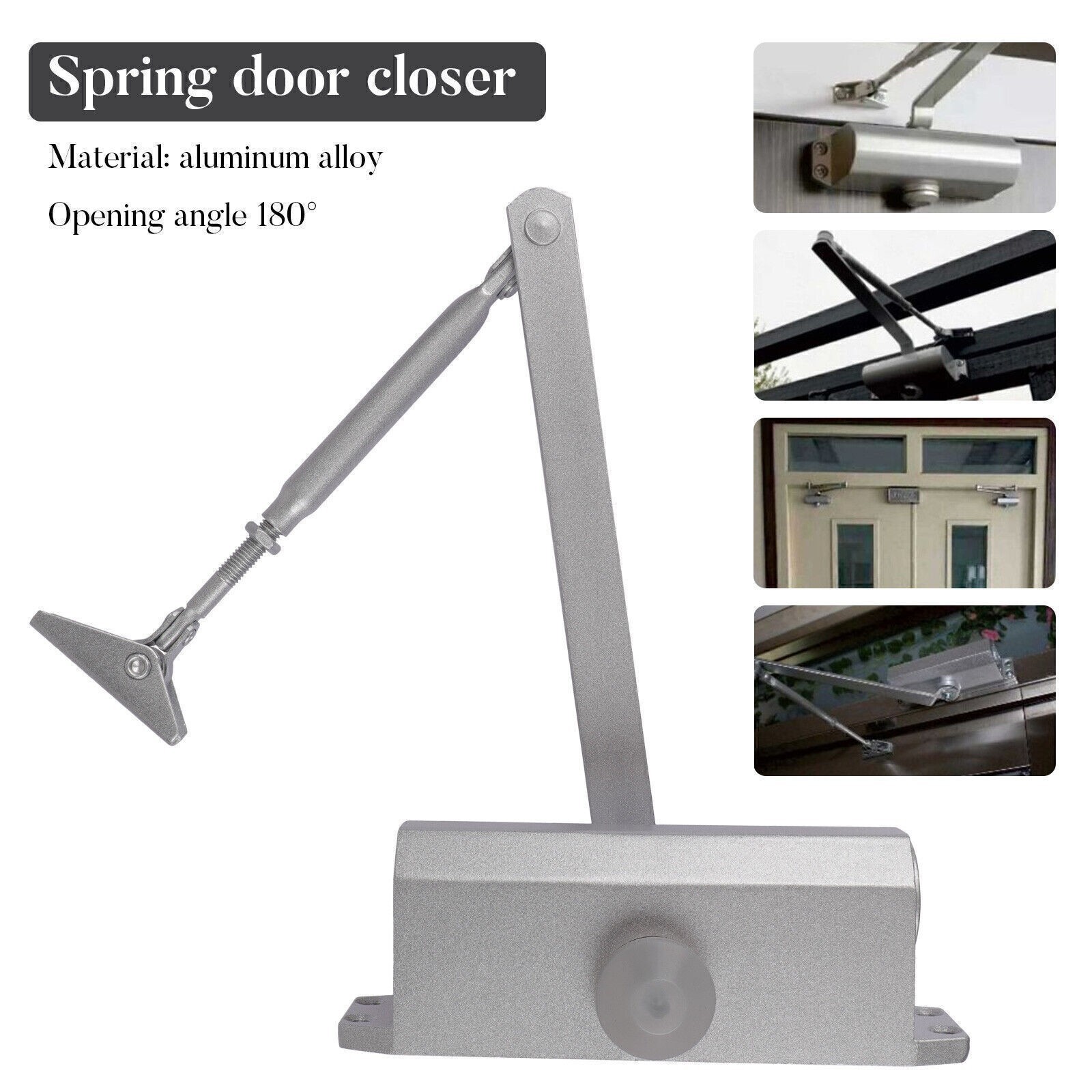 143lbs Commercial Door Closer Residential Hydraulic Auto Door-Closer Heavy Duty