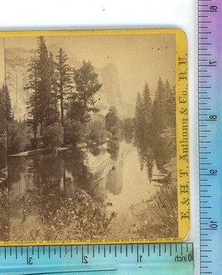 Reflection Washington Tower Royal Arches California CA T.C. Roche Stereoview