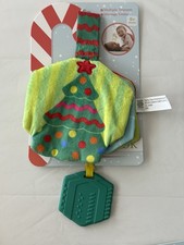 Sunny Days Christmas Tree Baby Toddler Teether  Crinkle Book Multi Textures