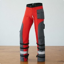 Apron Design Chainsaw Chaps Adjustable Waist Chainsaw Safety Pants for Arborists
