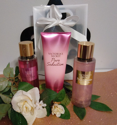 Victoria's Secret Pure Seduction 3pc set Mist, Shimmer & lotion