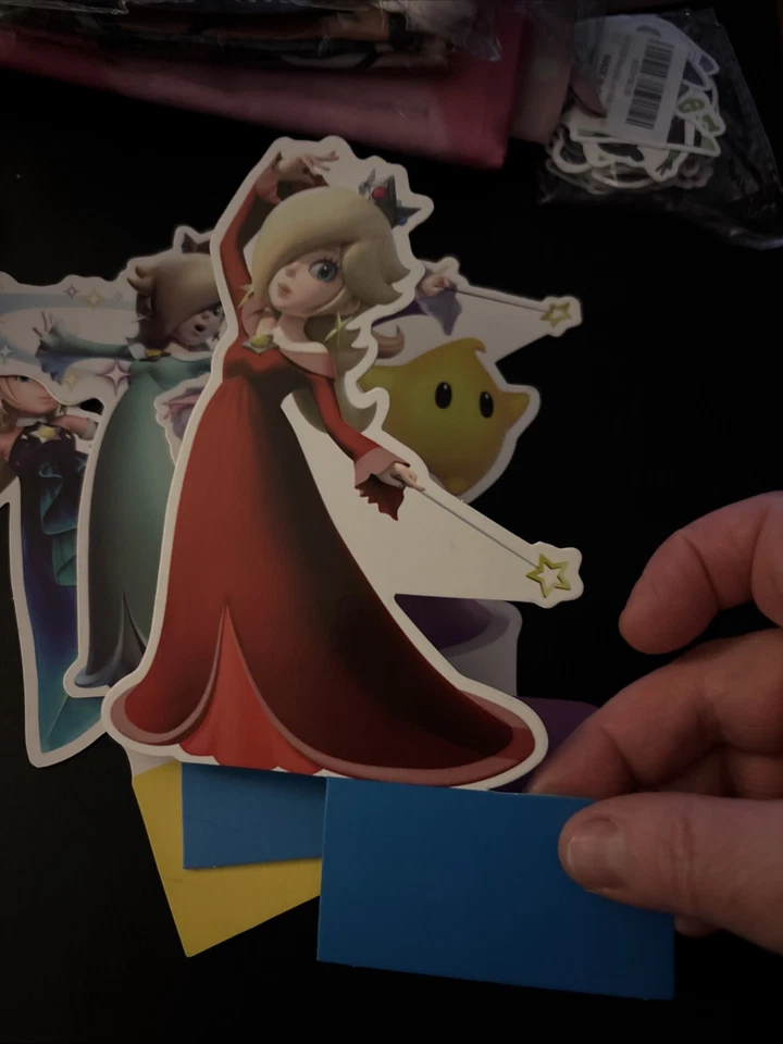 Centro de mesa de cumpleaños SUPER MARIO princesa melocotón 7 piezas nido de abeja decoración Foto 4 de 4