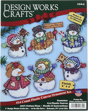 Welcome Winter Cross Stitch Ornament Kit, 4"
