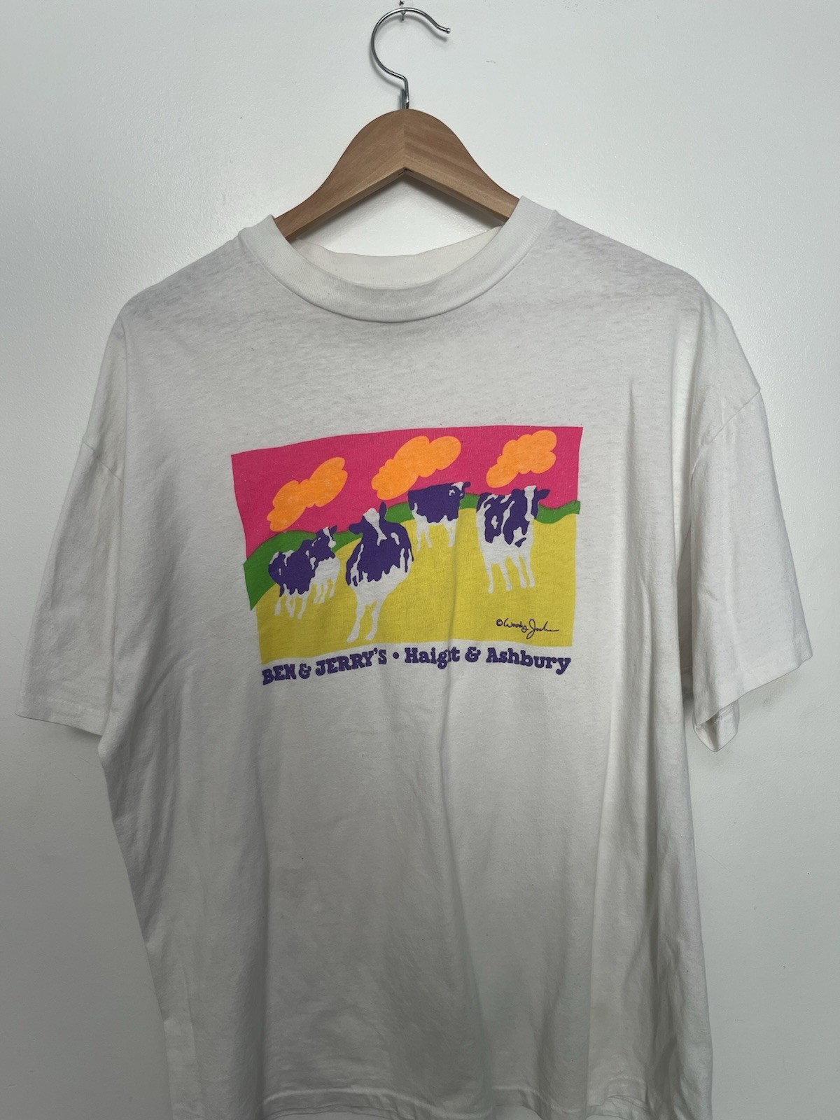 Vintage 90s Ben & Jerry's T-Shirt Men's XL - Gem