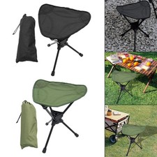 Tabouret de camping pliable, chaise de plage compacte et légère pour la