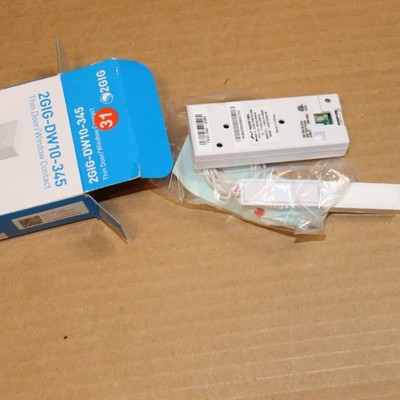 One New 2Gig Thin Door/Window Contact 2GIG-DW10-345 More Available