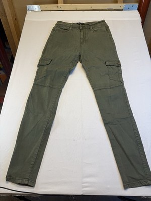 Redfox Women s Cargo Pants Olive Green Stretch Utility Size L 26x27