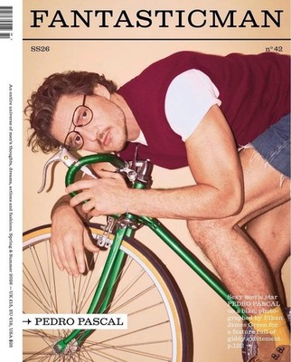 Fantasticman SS26 Pedro Pascal Fashion Magazine Cover Poster