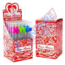 Love Roses Glass Tubes 36pcs = 1 Box Wholesale Price FREE SHIPPING