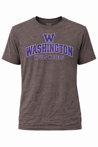 Old Varsity Brand Mens Washington Huskies T-Shirt | Gray | XL