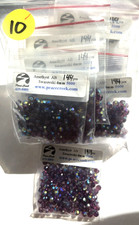 Swarovski Crystal 4mm 1,440 pcs Amethyst AB 5000 10 baggies of 144 