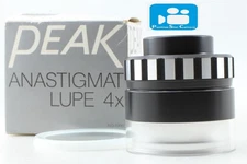 🎦VIDEO👀✨MINT✨ PEAK Anastigmat Lupe Loupe 4x Magnifier No.1990 From JAPAN