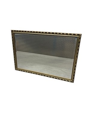 Vintage Wandspiegel gold verziert groß rechteckig dekorativ 93 x 62,5 cm