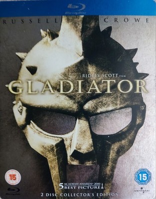 Exklusive Zavvi Gladiator Blu-ray 2 Disc Collector's Edition Russell Crowe