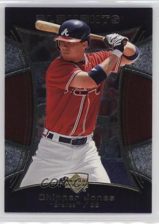 2007 Upper Deck Elements Chipper Jones #45 HOF 0sp3
