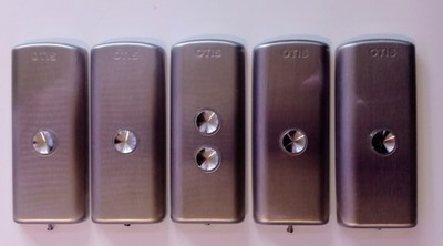 Otis Aufzugstaster Set: 4× FAA23500AV(1-Taster)+ 1× FAA23500AV(2-Taster) NEU&OVP