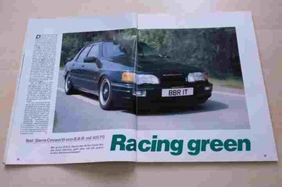 Sport Auto 06/1990 Ford Sierra Cosworth von B.B.R. mit 405PS im TEST auf 6 Seite
