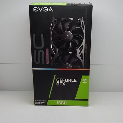 EVGA GeForce GTX 1660 SC Ultra Gaming 6GB GDDR5 Graphics Card w/ Original Box