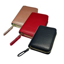 Women Credit Card Holder Small Rfid Blocking Ladies Wallet ID holder Compact Zip