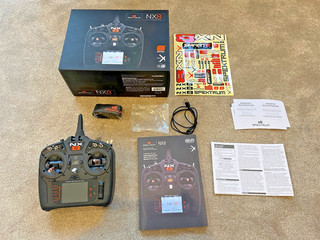 Spektrum NX8 DSMX Transmitter Only BOXED HARDLY USED. RC PLANE TRANSMITTER.