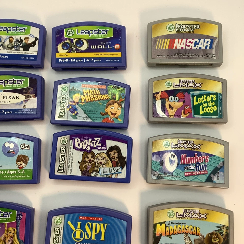Leap Frog Leapster | L-Max Learning Games Lot of 20 Tested & Work - Image 3 of 4