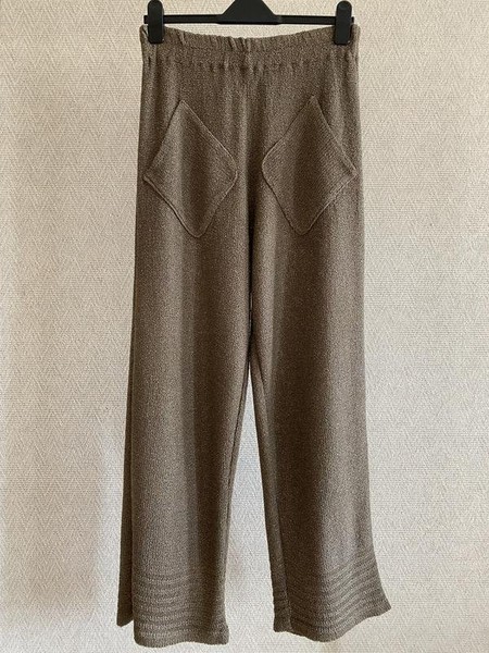 Women Creative Trousers Brown Viscose M