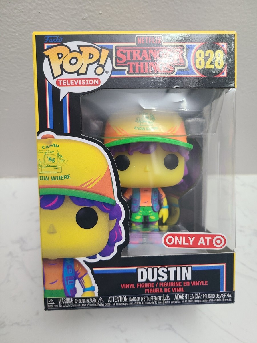 Funko Pop! Stranger Things #828 Dustin Blacklight Target Exclusive