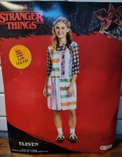 New STRANGER THINGS ELEVEN Halloween Costume by Disguise Size LARGE 12-14