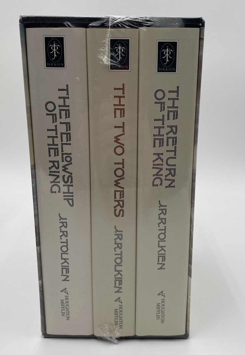 Lord of the Rings Trilogy Hardcover Box Set w/Maps, Houghton