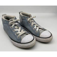 Converse Chuck Taylor Youth Sz 1 All Star High Top Sneakers Unisex Gray/White