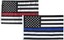 3x5 USA Thin Red Blue Line 3'x5' 210D Nylon Embroidered Flag 2 - Foto 8