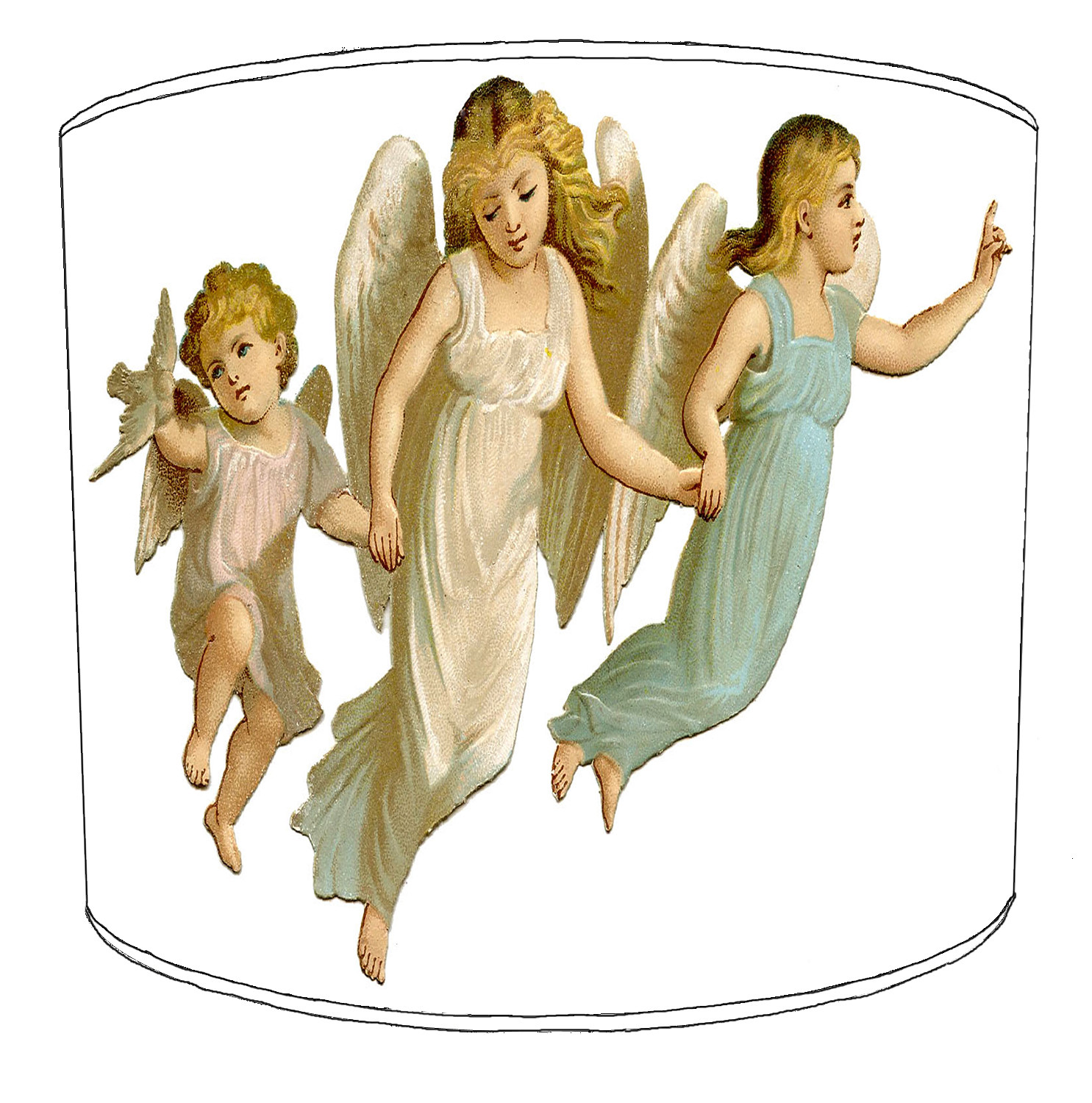 Cherubs Angels Lampshades To Match Wall Decals Stickers Table Lamp