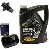 MotoröL Set 5W30 5 Liter + ÖLfilter SM 133 + Schraube FüR Ford Explorer 4.0 4WD