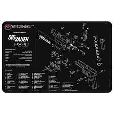 GUNSMITH DISASSEMBLY CLEANING TEKMAT for SIG SAUER P320 9mm SELF LOADING PISTOL 