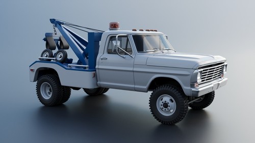 1969 Ford F350 Wrecker Model Kit - 1/24 - 3D Printed - Picture 10 of 20