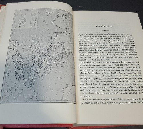 Edersheim Bible History Old Testament Red 1972 Vol 1 Hardcover Vintage 1st Ed - Picture 11 of 15