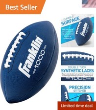 Peewee Size Junior Footballs with Air Pump - Durable and Easy to Grip