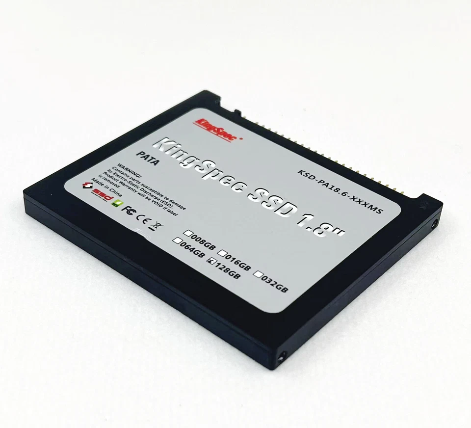KingSpec KSD -PA18.6-XXXMS 1.8" 128GB IDE SSD flash memory - Image 3 of 4