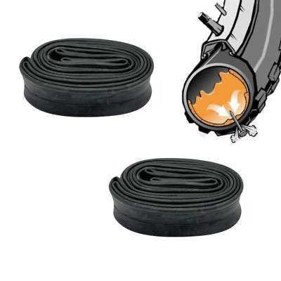 2x Selbstreparierender Fahrradschlauch 26/28 Zoll 28/47-622 mit Pannenschutz GEL