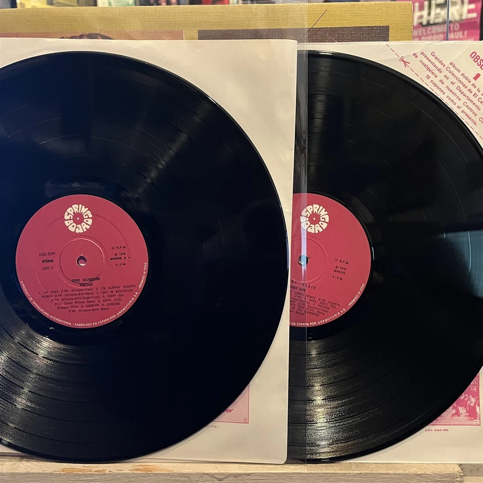 [JAZZ]~EXC 2 DOUBLE LP~DUKE ELLINGTON~COUNT BASIE~Vintage~Live~[1978]~SPAIN Impo - Image 4 of 4