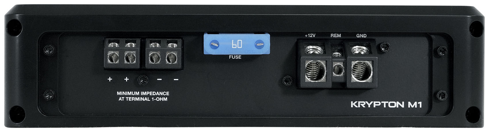 Автомобильный усилитель Rockville KRYPTON-M1 мощностью 2000 Вт Пиковый 500 Вт среднеквадратичный Моно 1 Ом Пульт дистанционного управления Комплект усилителей